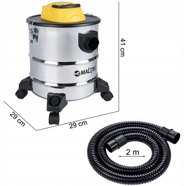 Industrijski usisavač pepela s HEPA filtrom ML2500-ASH-INDUSTRIAL 20