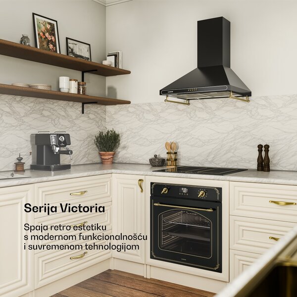 Klarstein Victoria piro-pećnica | električna pećnica s funkcijom pirolize | 3150 W | 76 l | 60 cm