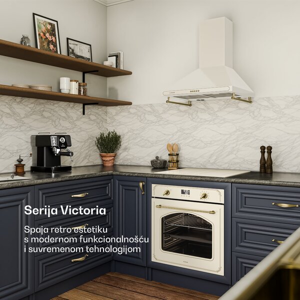 Klarstein Victoria piro-pećnica | električna pećnica s funkcijom pirolize | 3150 W | 76 l | 60 cm