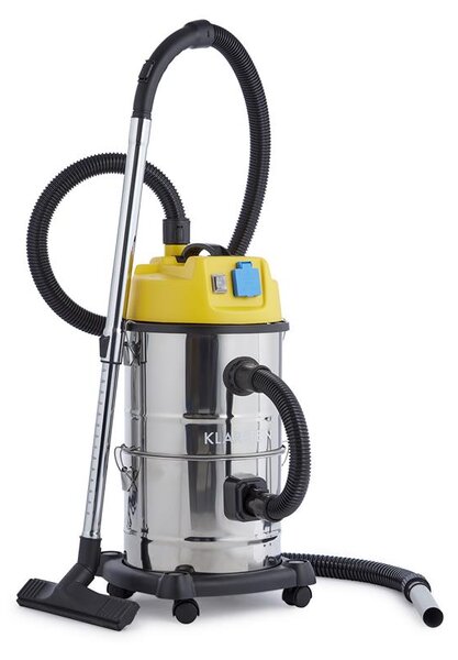 Klarstein Reinraum 3-u-1, industrijski usisavač, 1800 W, 30 l, nehrđajući čelik