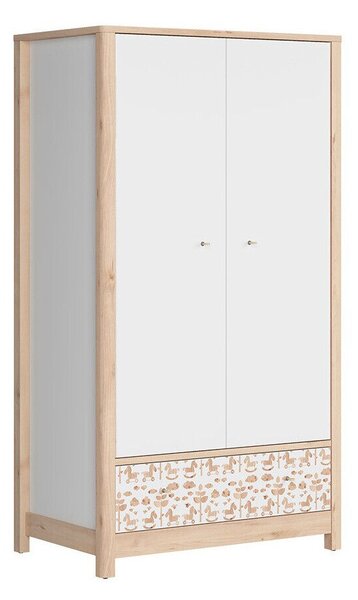 Garderoba Boston BJ105 Bijela, Bukva, 182x100x60cm, Porte guardarobaVrata garderobe: Klasična vrata