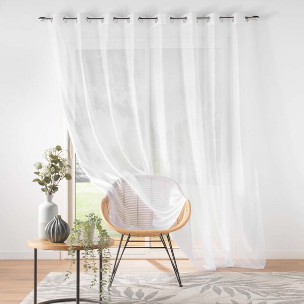 Bijela prozirna zavjesa od voila 300x240 cm Lissea – douceur d'intérieur