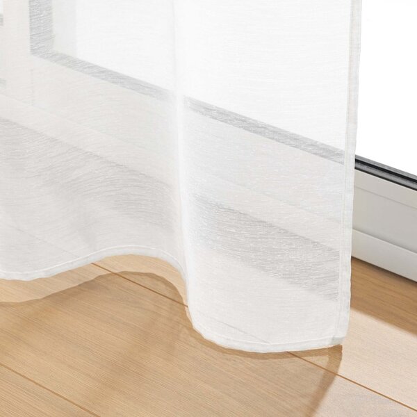 Bijela prozirna zavjesa od voila 400x240 cm Lissea – douceur d'intérieur