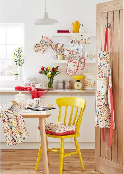 Pamučna kuhinjska pregača Cooksmart ® Be Happy