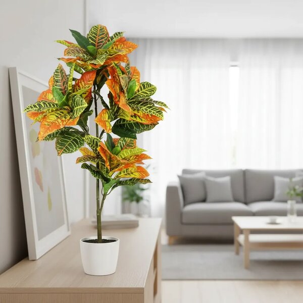 Umjetni kroton 90 cm u tegli - 71 - 90 cm