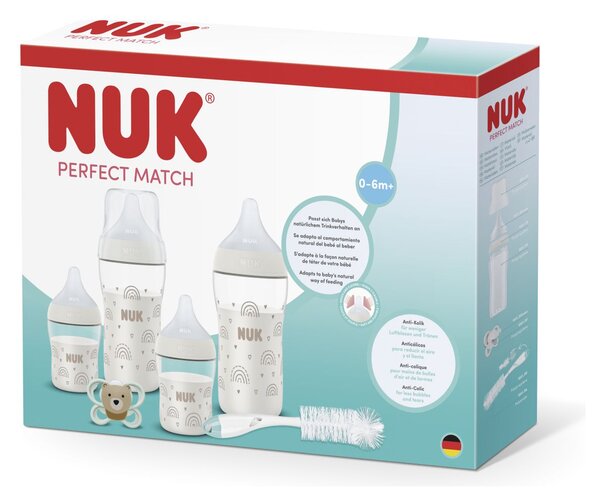 NUK set bočica Perfect match start set rainbow