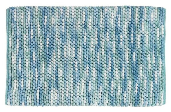 Wenko Kupaonski tepih Urdu (60 x 90 cm, Aqua plava, 70% poliester, 30% pamuk)