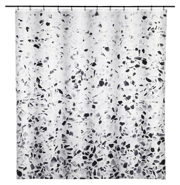 SCHÖNER WOHNEN-Kollektion Zavjesa za tuš Tosi (Š x V: 180 x 200 cm, Plastika, Crna/Bijela)