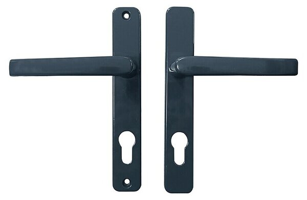Set kvaka za vrata (Metal, Oblik slova L, 215 x 127,7 mm)