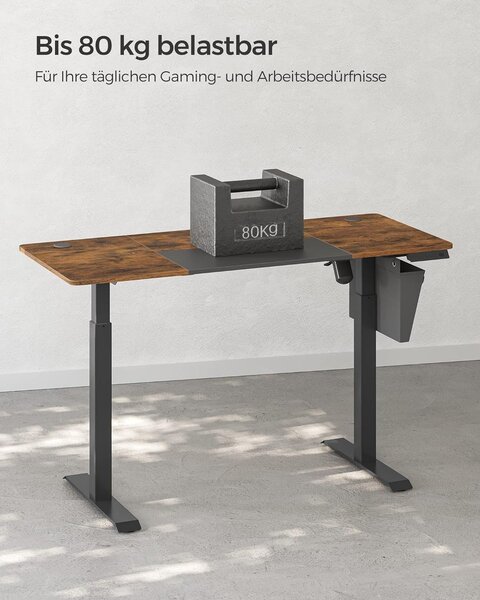 Električni stol podesiv po visini, 60 x 140 x (72-120) cm