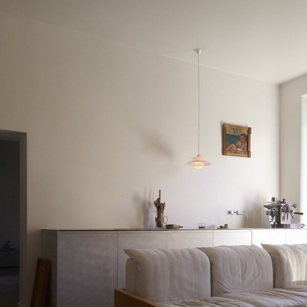 Louis Poulsen PH 5 320 viseća svjetiljka, opal-roza, E14, prigušiva, Ružičasta ruža, Dnevni boravak/blagovaonica, Plastika