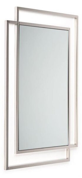 Zidno ogledalo VIDO 110x80 cm krom
