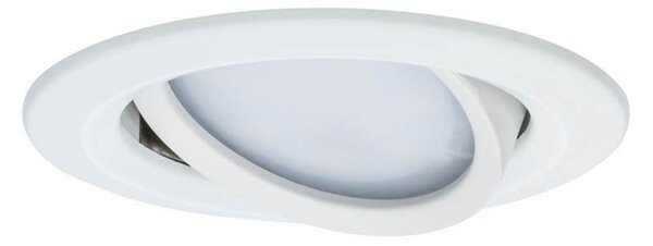 Paulmann Nova Coin Smart White RGBW LED ugradbena reflektorska svjetiljka, set, prigušiva, Bijela, Dnevni boravak/blagovaonica, Aluminij, Montaža na strop
