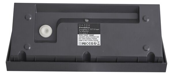 Moderna vanjska zidna svjetiljka tamnosiva uklj. LED IP65 - Marek