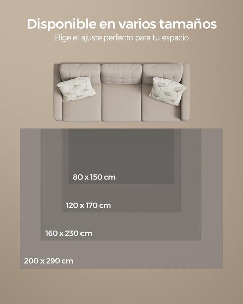Protuklizni tepih 80 x 150 cm, mekan i moderan tepih za svaku prostoriju, sivi