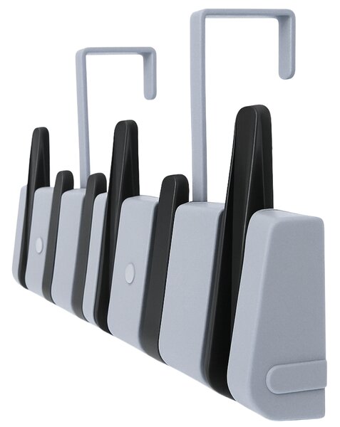 Zidna vješalica PIANO HANGER 45,5x11 cm, sivo-crna