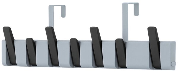 Zidna vješalica PIANO HANGER 45,5x11 cm, sivo-crna