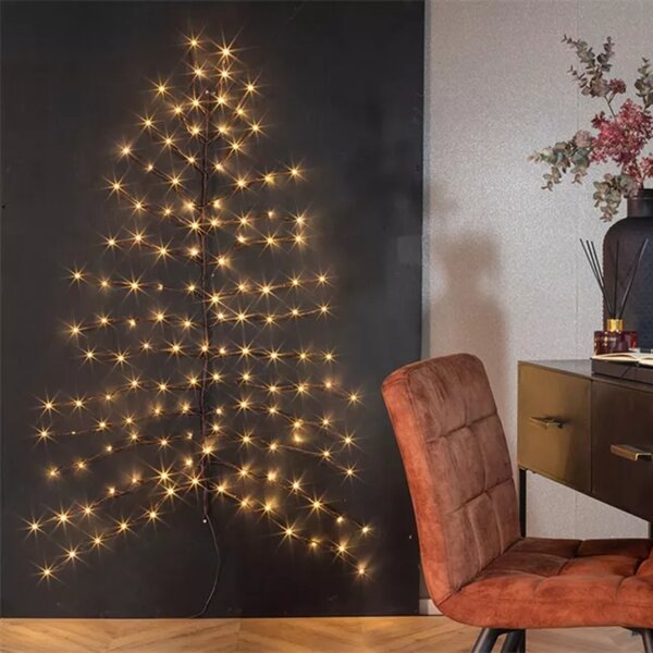 LED zidna božićna jelka ZIGGY, smeđa - više veličina Veličina: XS