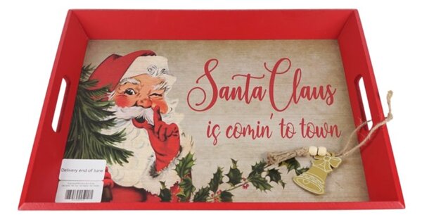 Božićna drvena posuda CHRISTMAS - više specifikacija Varijanta: Joy
