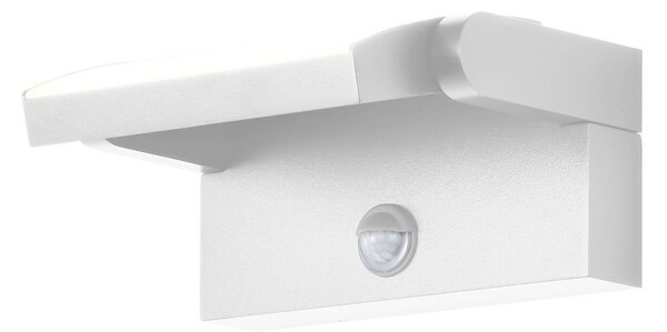 CMD LED zidna svjetiljka 9111, senzor, bijela, 21 cm, CCT, IP54, Bijela, Aluminij