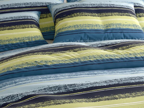 Posteljina od mikrovlakana BLUE STRIPES plava Dimenzije posteljine: 70 x 90 cm | 140 x 200 cm