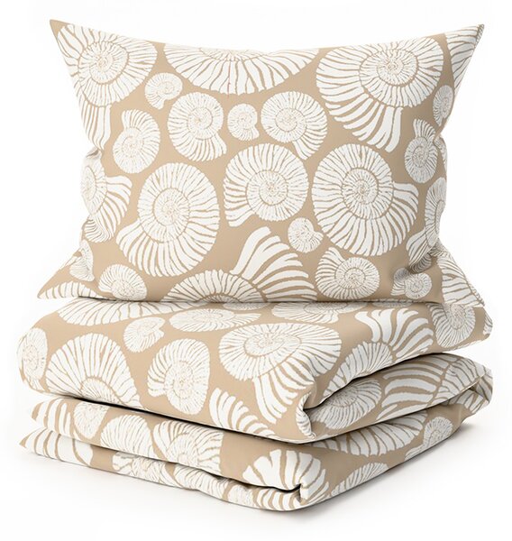Posteljina od mikrovlakana SNAIL SHELL smeđa Dimenzije posteljine: 70 x 90 cm | 140 x 200 cm