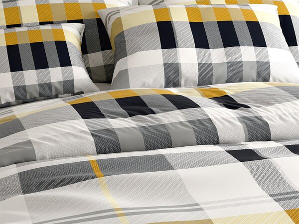 Posteljina od mikrovlakana GREY LINE siva Dimenzije posteljine: 70 x 90 cm | 140 x 200 cm