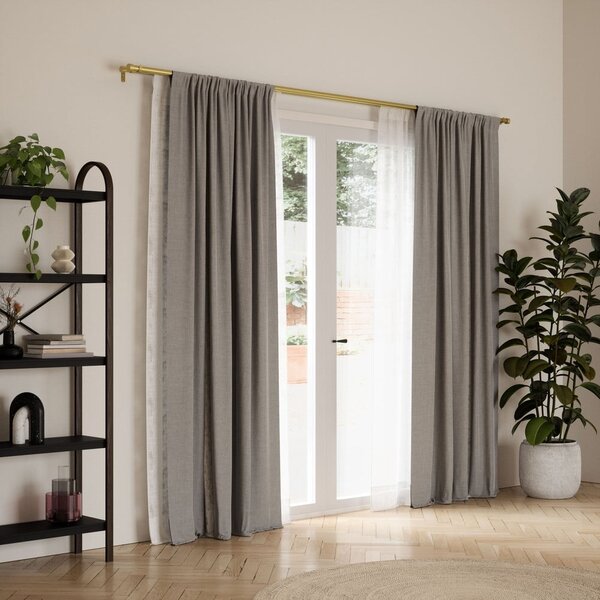 Čelična produžna dvostruka karniša 91 - 168 cm Cappa - Umbra
