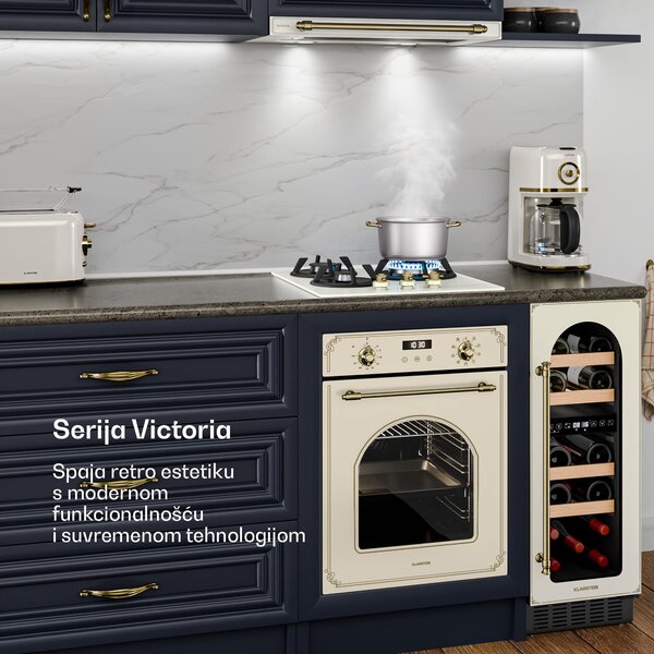 Klarstein Victoria plinska ploča | 3 aluminijska plamenika | kompatibilno s zemnim plinom i LPG | 6050 W | 45 cm