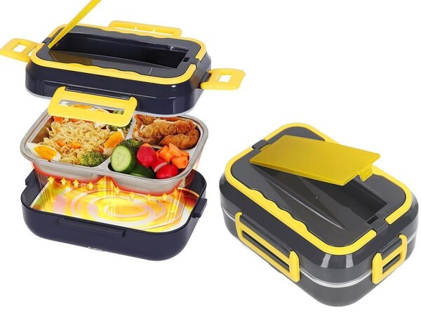 40W Električno grijanje kutije za ručak 12V-230V 900ML + pribor