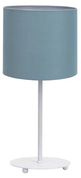 METALNA STOLNA LAMPA S PLAVIM SJENILOM/E27/MAX 42W/395MM VK/03215/167