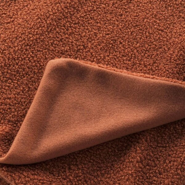 Crvena/narančasta deka od flisa 180x220 cm Curly Wooly – douceur d'intérieur