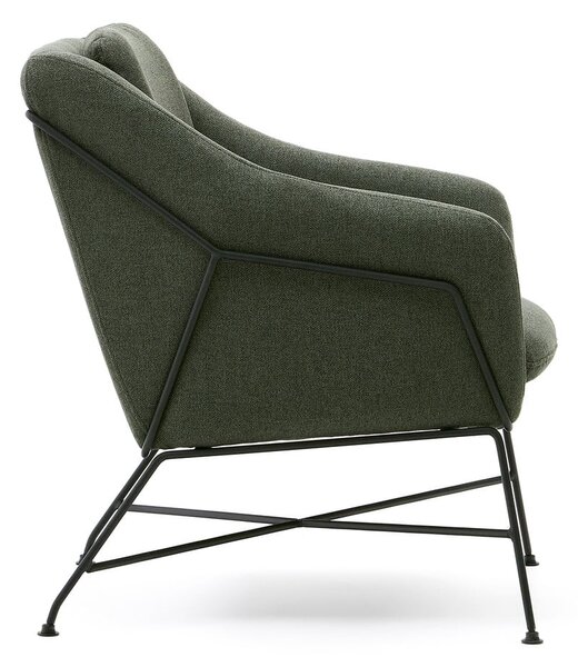 Zelena fotelja Brida – Kave Home