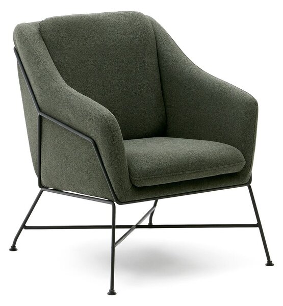 Zelena fotelja Brida – Kave Home