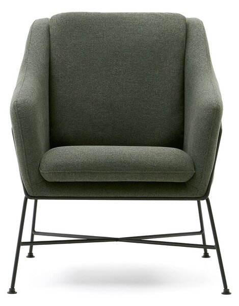 Zelena fotelja Brida – Kave Home