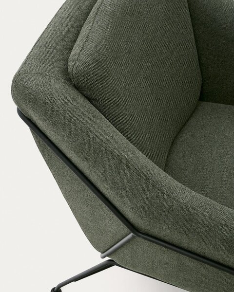 Zelena fotelja Brida – Kave Home