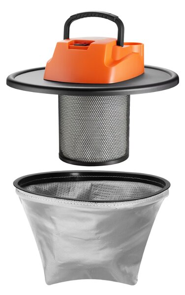 Usisavač za pepeo BENEDIKT, 1200 W, 18 kPa, crna/narančasta Monzana