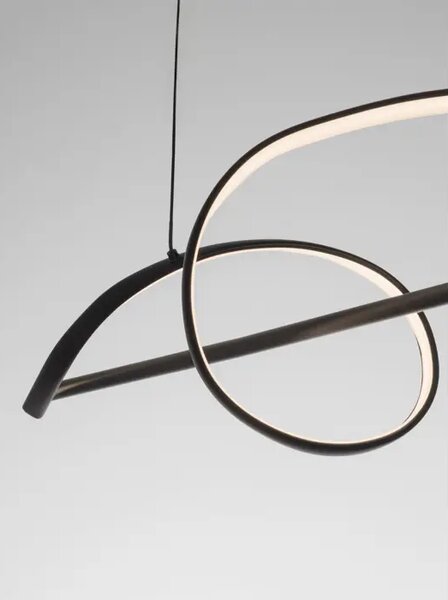 GEMMA LED VISILICA CRNA 26W IP20 3000K TRIAK PRIGUŠLJIVA NL9001094