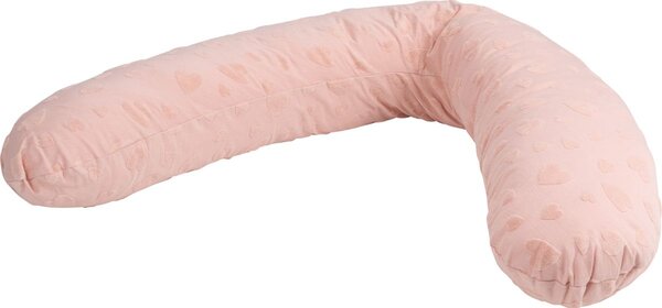 BUBABA BY FREEON jastuk za trudnicu i dojilju srca pink