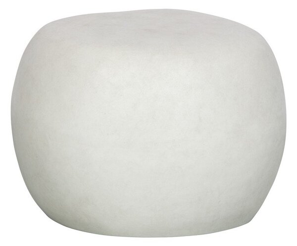 Bijeli okrugao stolić za kavu ø 50 cm Pebble – vtwonen