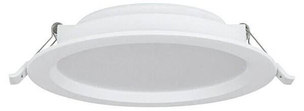 Eglo LED ugradbena svjetiljka, okrugla Idun (12 W, Ø x V: 16,6 x 3,1 cm, Bijela, Bijela, Neutralno bijelo)