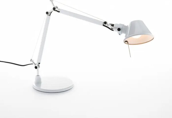 TOLOMEO MICRO STOLNA SVJETILJKA BIJELA E14 SA POSTOLJEM 0011820A AR0011820A