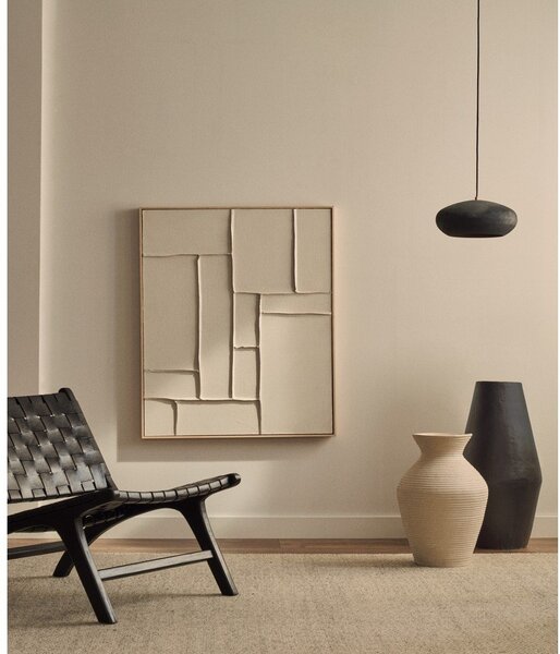 Ručno oslikana/3D slika s okvirom/na platnu 80x100 cm Klis – Kave Home