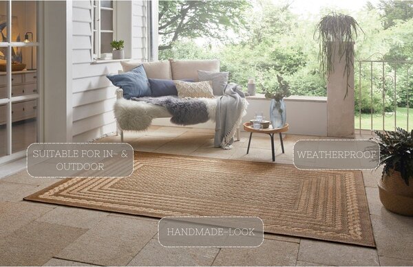 Smeđi unutarnji i vanjski tepih 120x170 cm Limonero – Hanse Home
