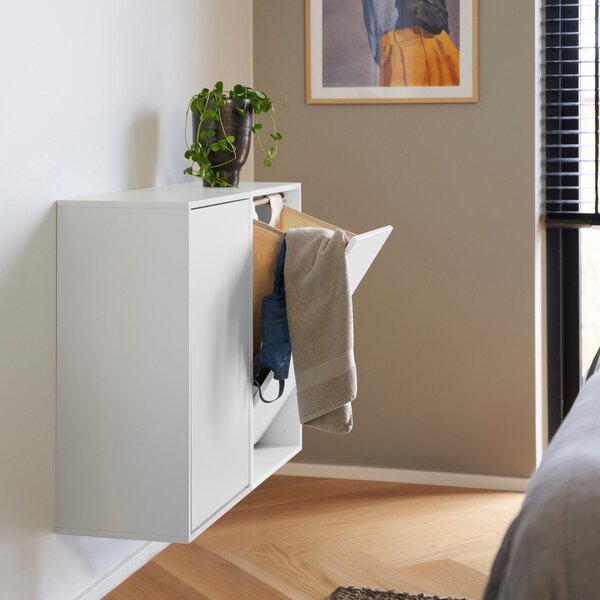 Bijela zidna košara za rublje Laundry Box – ReCollector