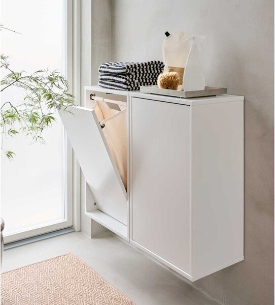 Bijela zidna košara za rublje Laundry Box – ReCollector