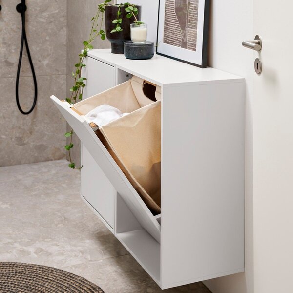 Bijela zidna košara za rublje Laundry Box – ReCollector