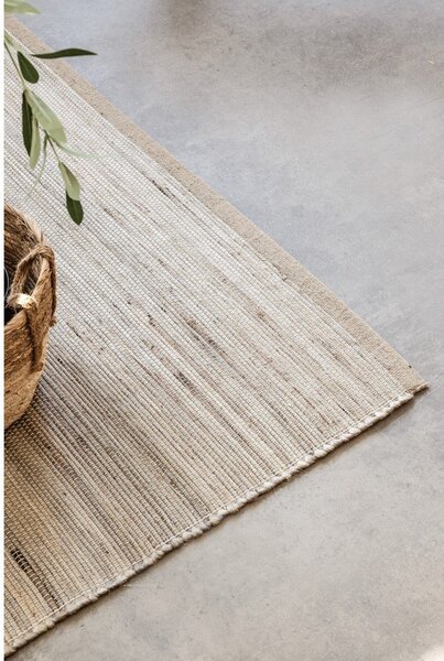 Obostrana/ručno rađena staza od mješavine jute u svijetloj prirodnoj boji 80x200 cm Handloom – Hanse Home