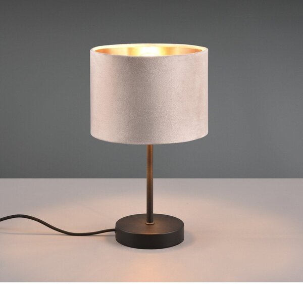 Crno-bež stolna lampa (visina 33 cm) Julieta – Trio