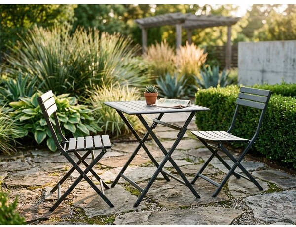 Vrtni stol aluminijski 70x70 cm Elin – Bizzotto